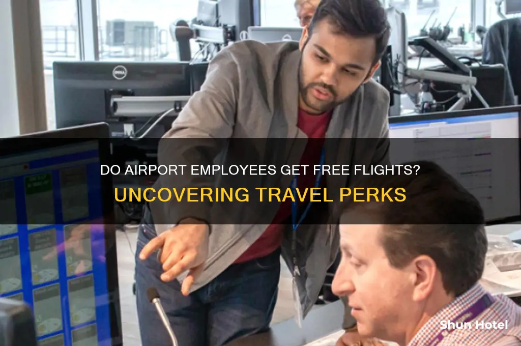 what airport employees get free flights