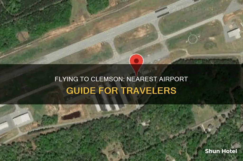 what airport flies into clemson