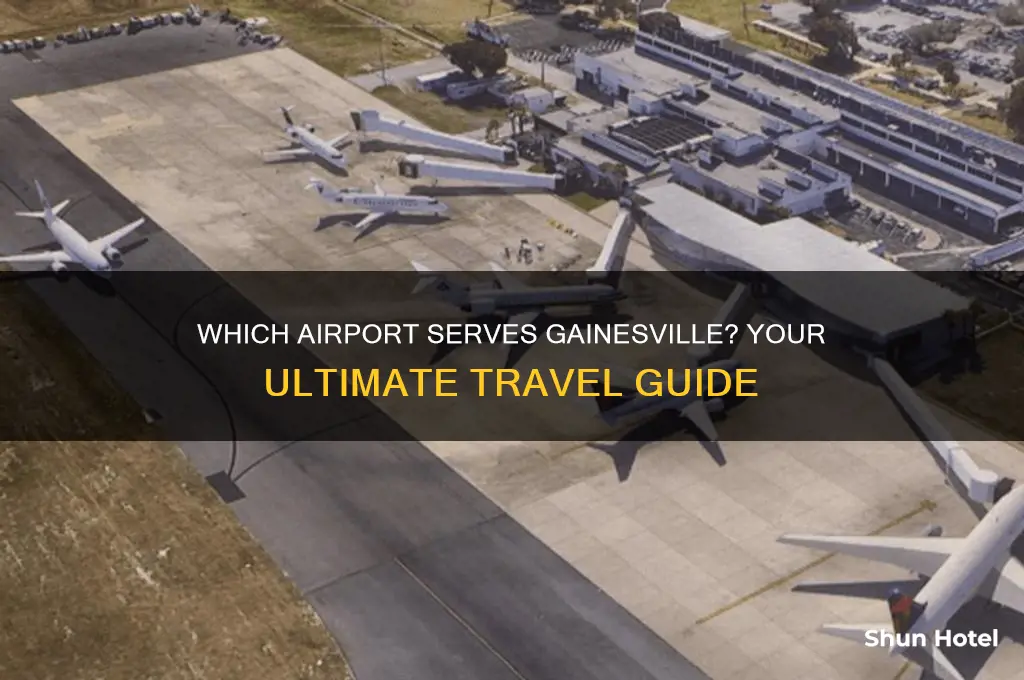 what airport flies into gainesville