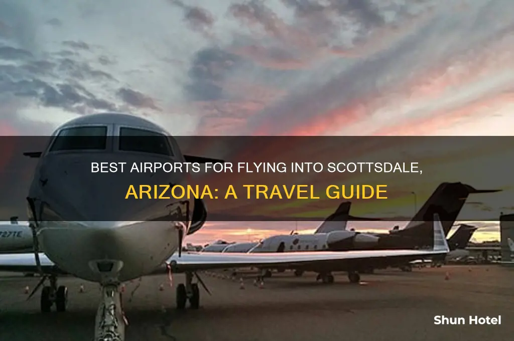 what airport flies into scottsdale az