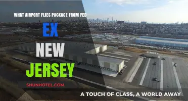 Which New Jersey Airport Handles FedEx Package Deliveries?