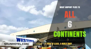 Which Global Airport Connects Flights to All Six Continents?