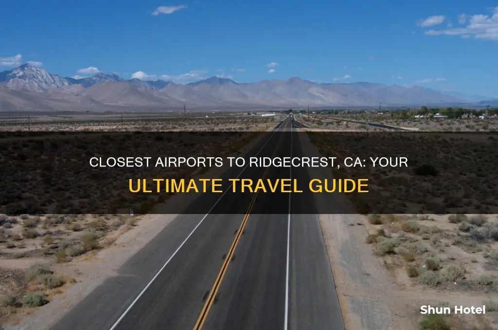 what airport fly to ridgecrest ca