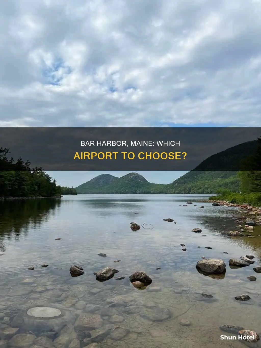 what airport for bar harbor maine
