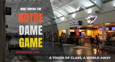 Best Airports to Fly into for Notre Dame Games