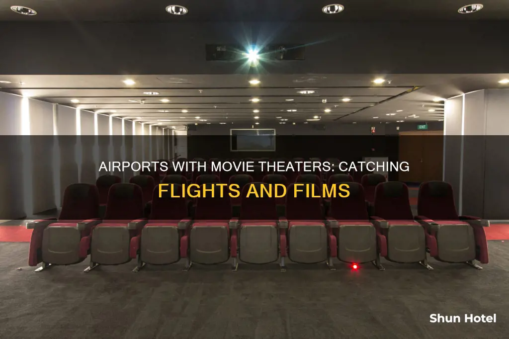 what airport has a movie theater