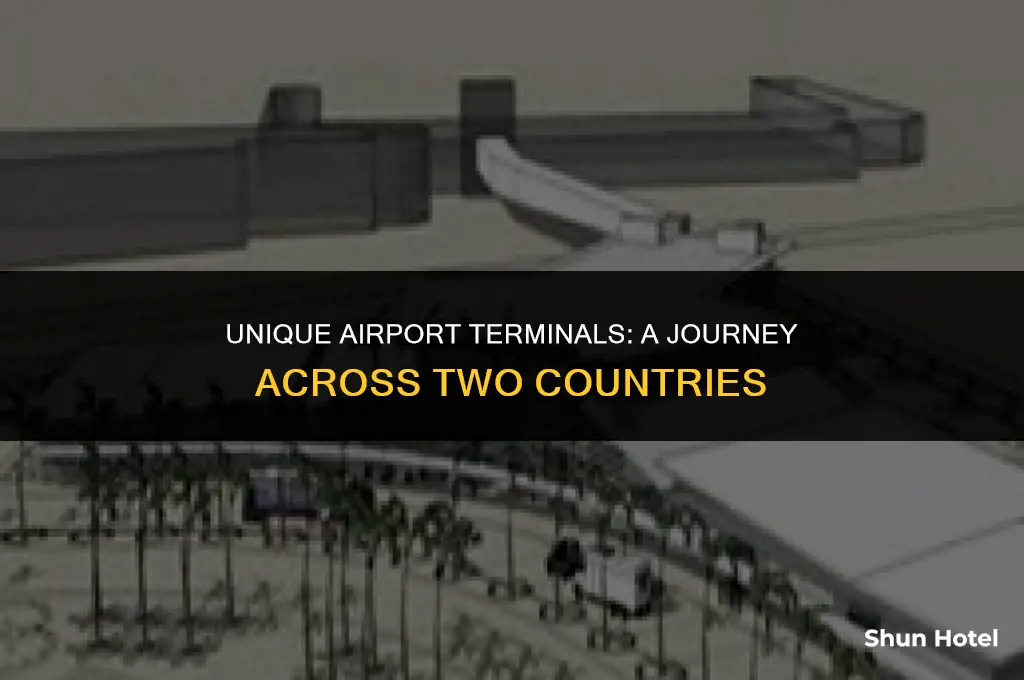 what airport has a terminal in 2 countries