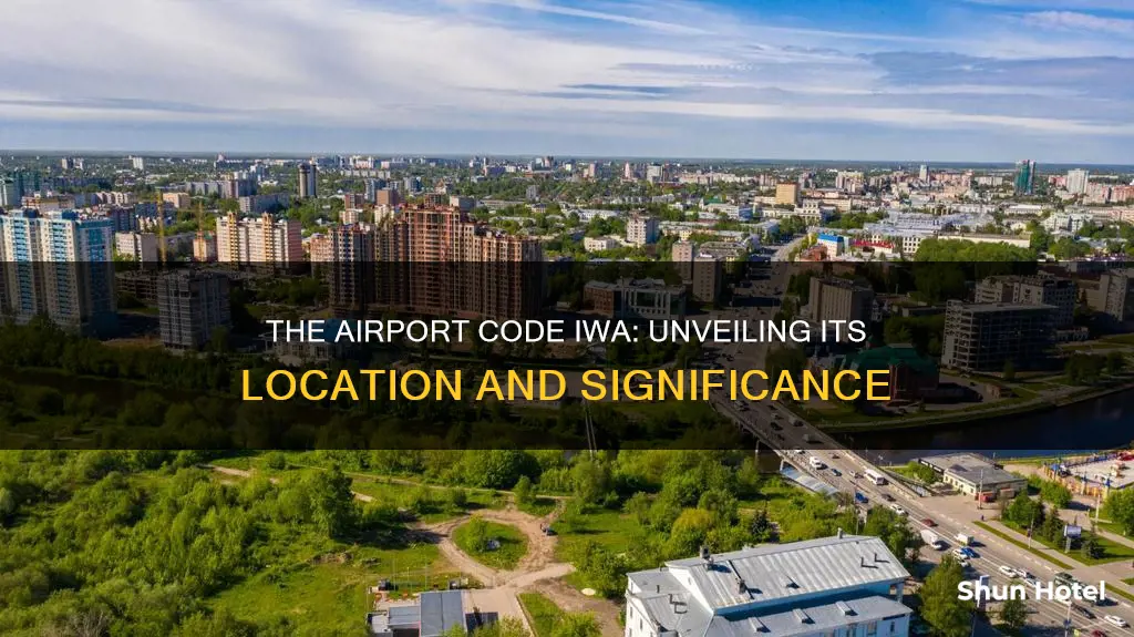 what airport has the code iwa