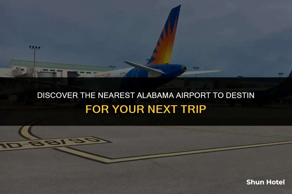 what airport in alabama is closest to destin