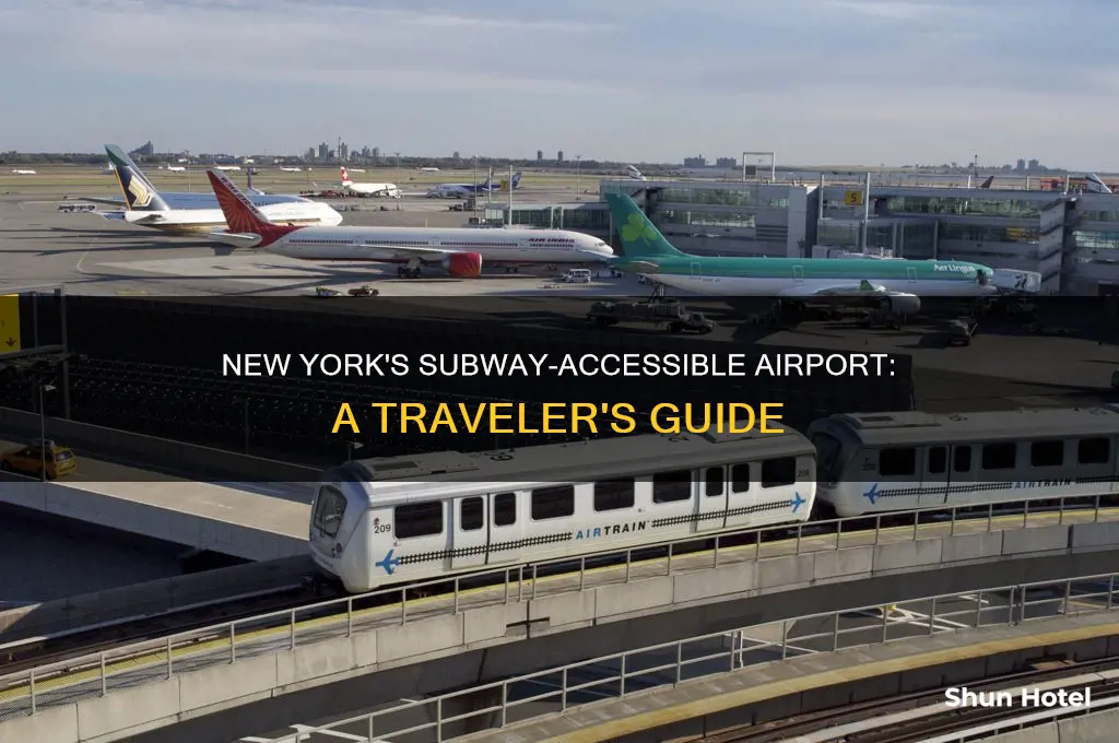 what airport in ny uses subway