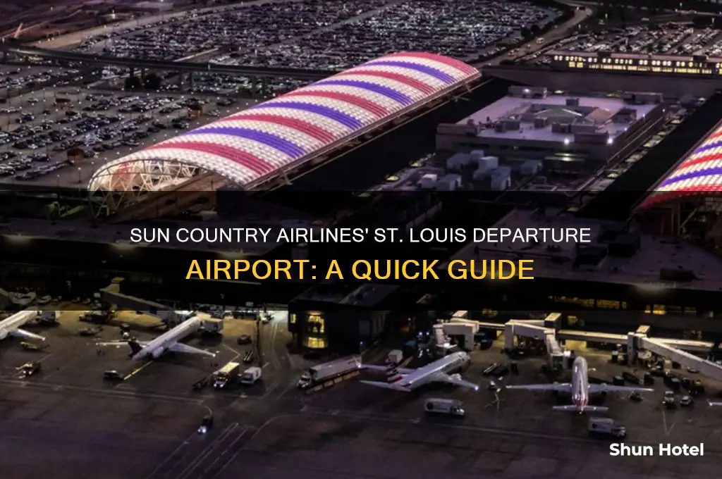 what airport in stl does sun country fly out of