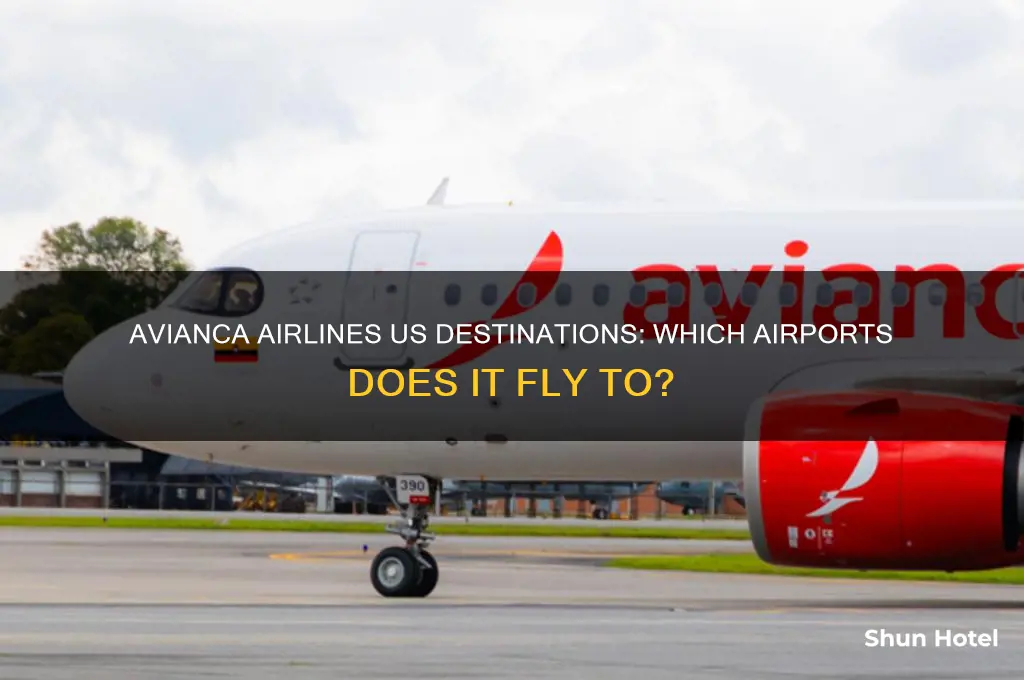 what airport in us avianca airlines fly