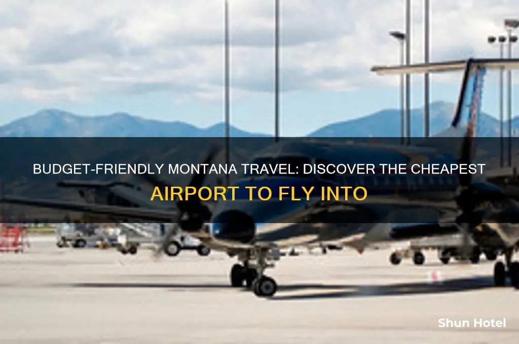 what airport is cheapest to fly into montana