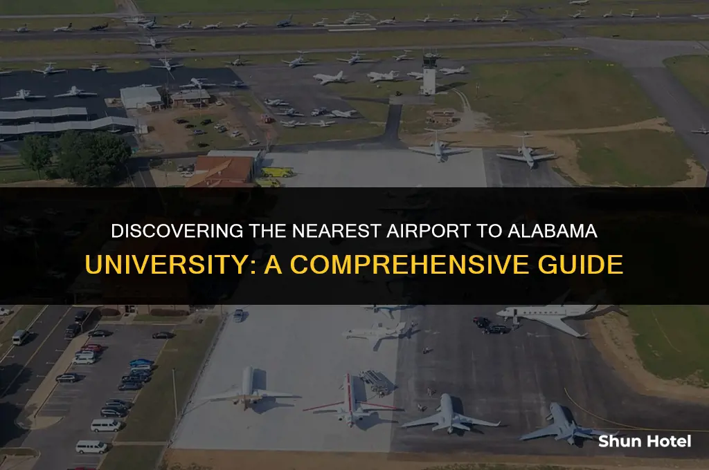 what airport is closest to alabama university
