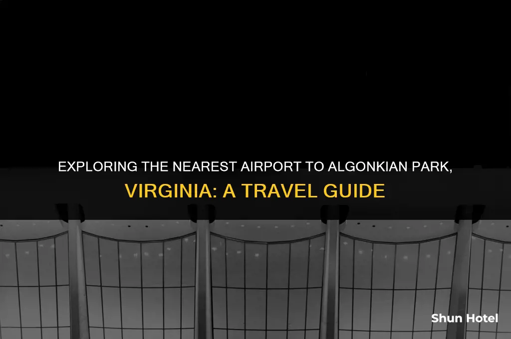 what airport is closest to algonkian park virginia