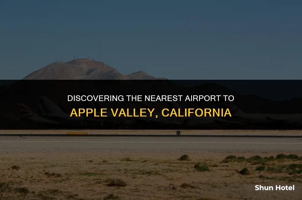 what airport is closest to apple valley ca