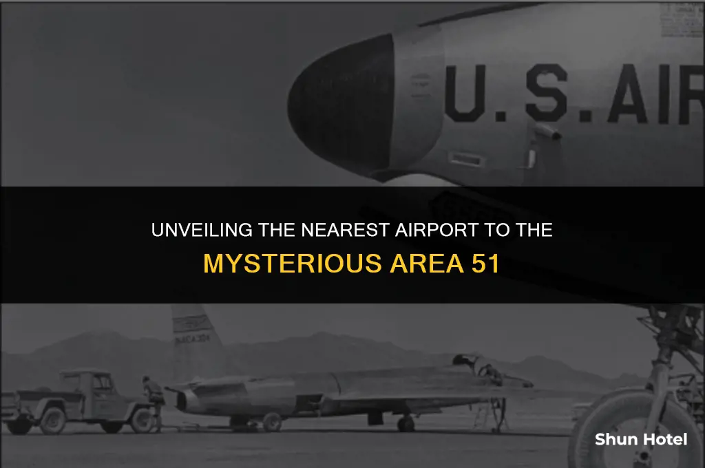 what airport is closest to area 51