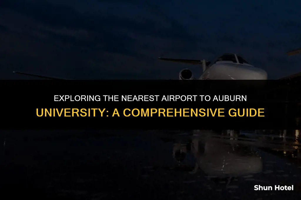 what airport is closest to auburn university