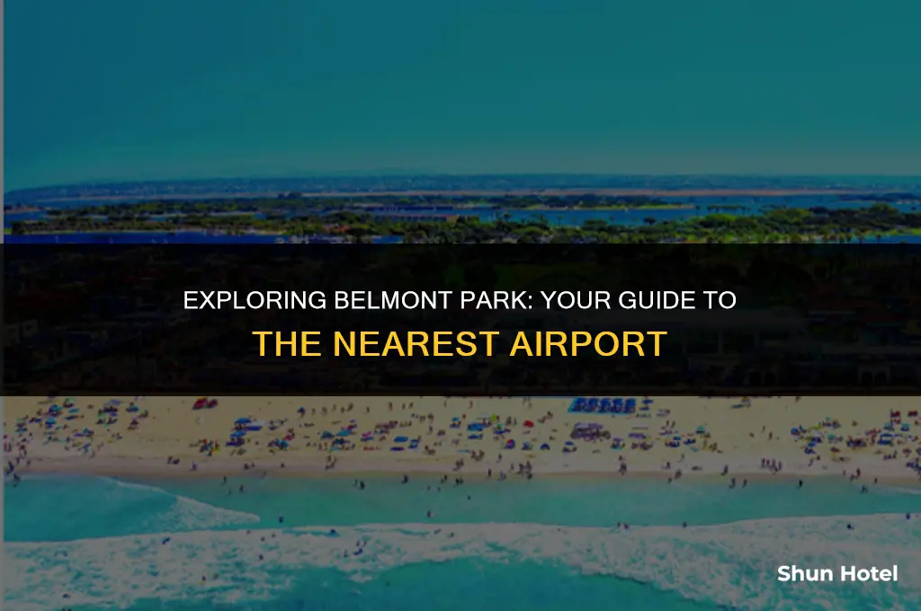 what airport is closest to belmont park
