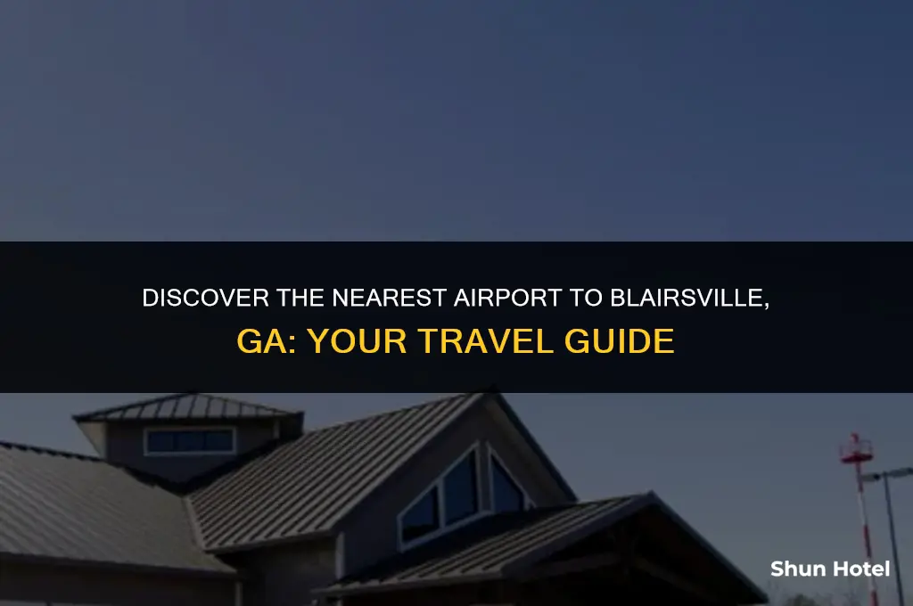 what airport is closest to blairsville ga