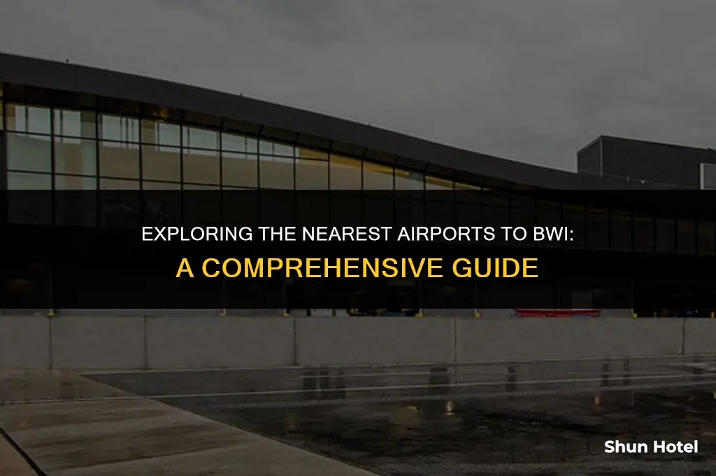 what airport is closest to bwi