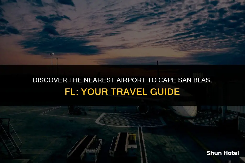 what airport is closest to cape san blas fl