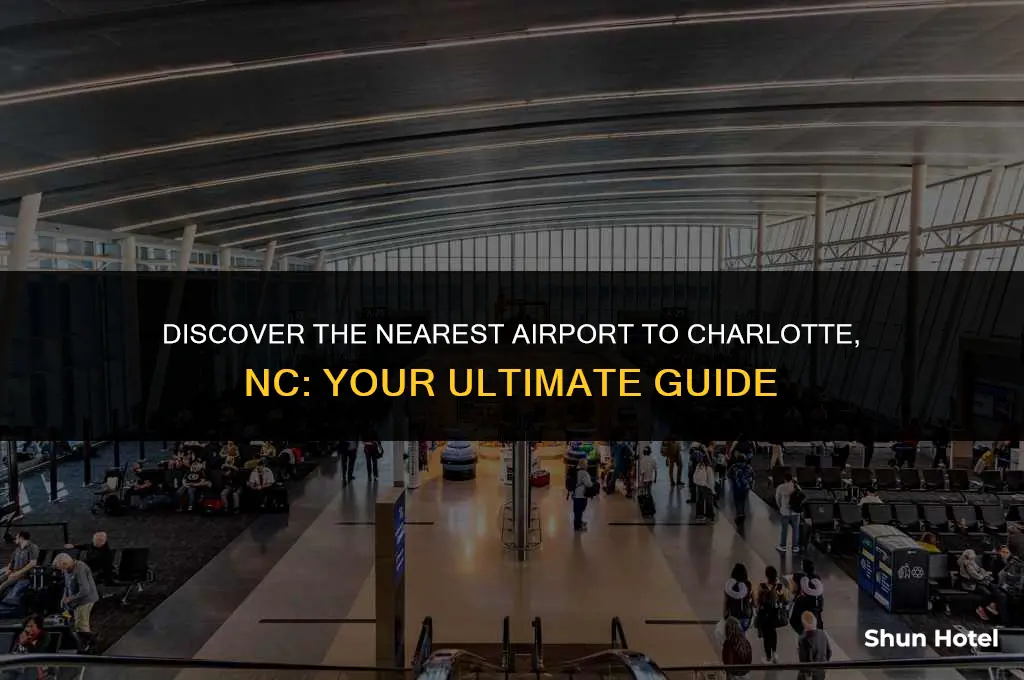 what airport is closest to charlotte nc
