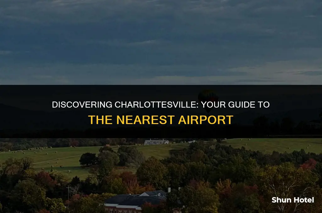 what airport is closest to charlottesville va