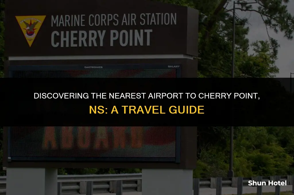 what airport is closest to cherry point ns