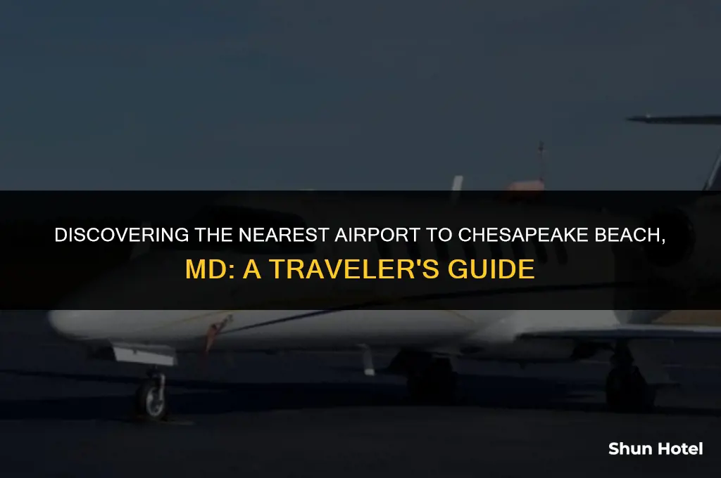 what airport is closest to chesapeake beach md