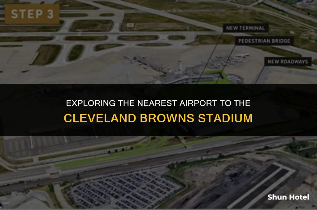 what airport is closest to cleveland browns