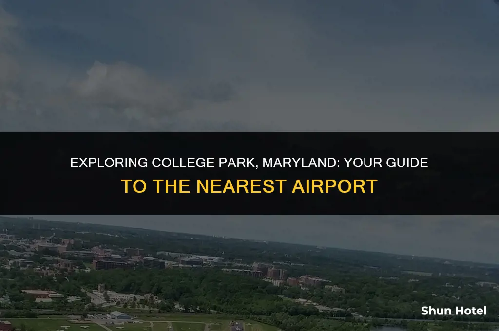 what airport is closest to college park maryland