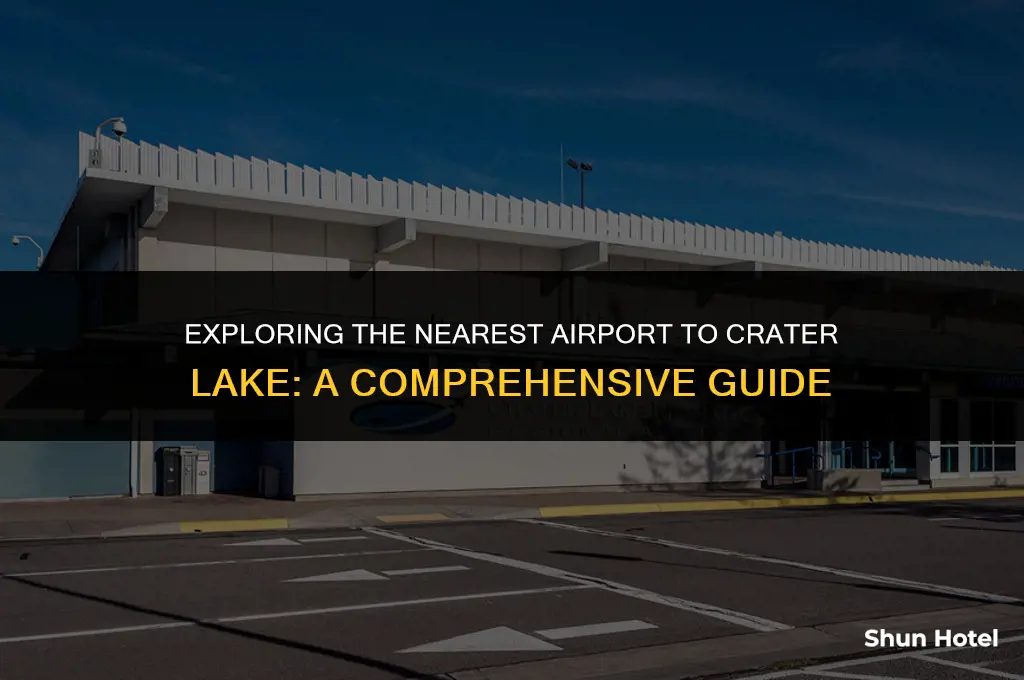 what airport is closest to crater lake