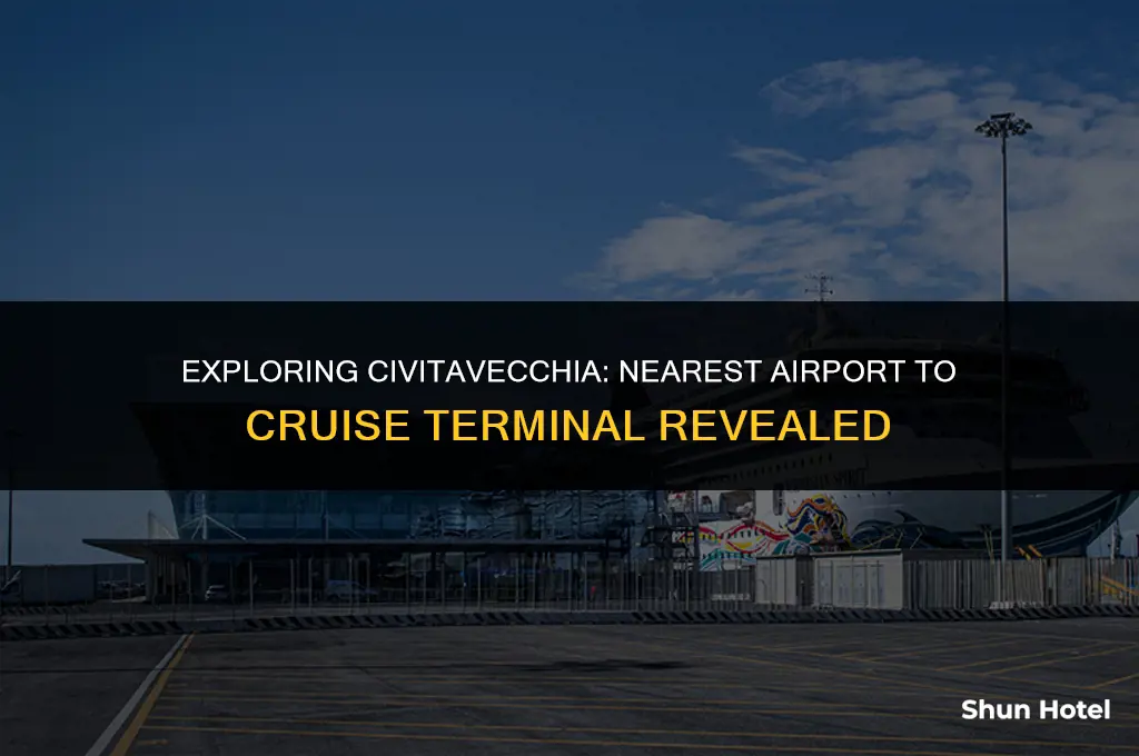 what airport is closest to cruise terminal in civitavecchia