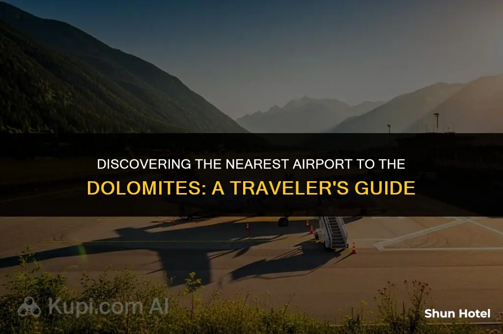 what airport is closest to dolomites
