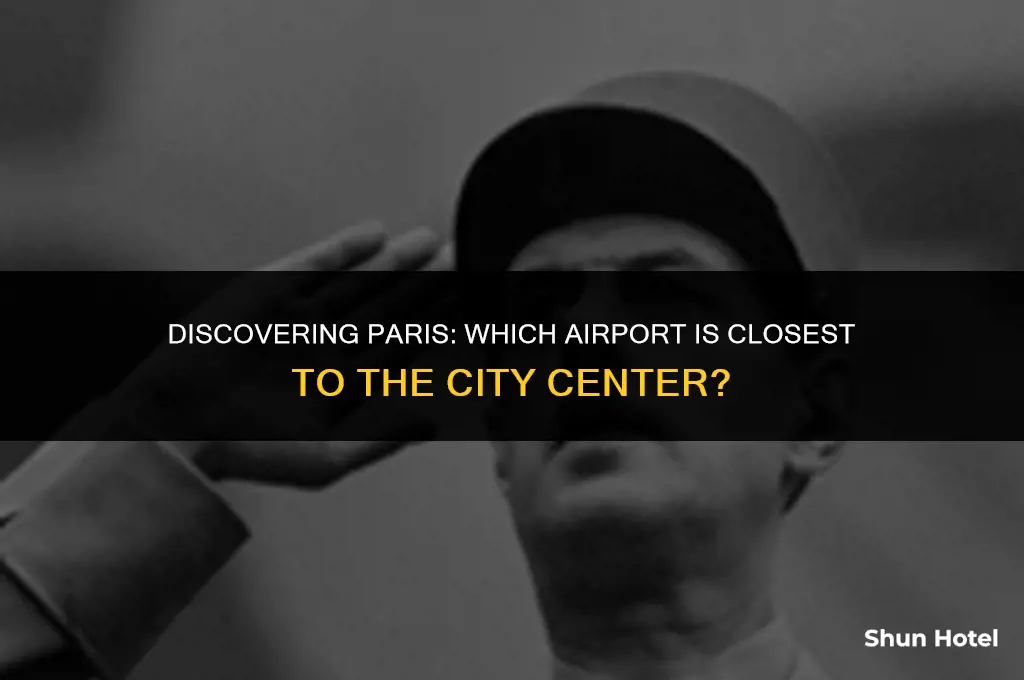 what airport is closest to downtown paris
