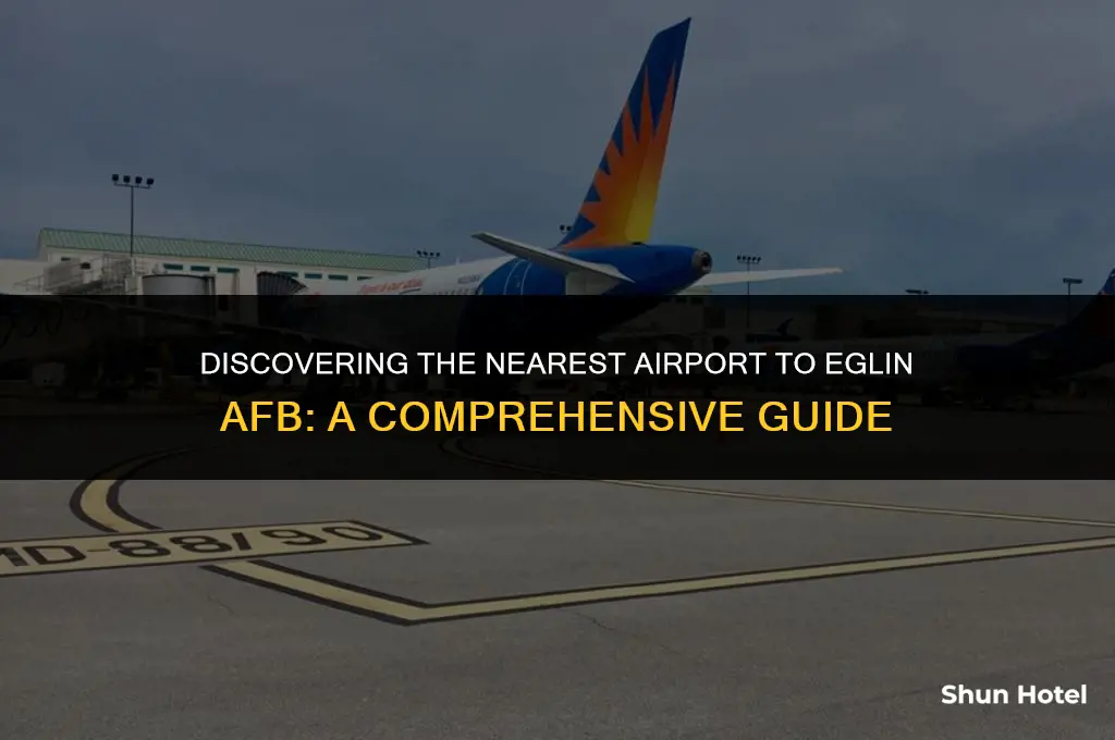 what airport is closest to eglin afb