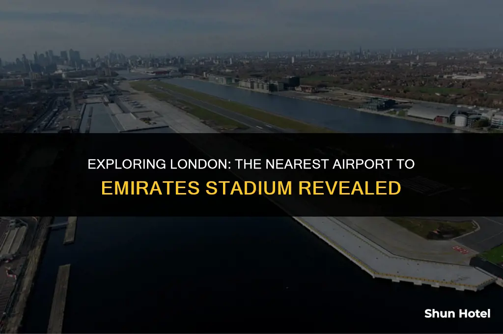 what airport is closest to emirates stadium
