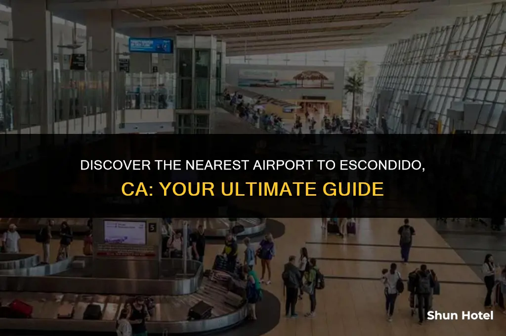 what airport is closest to escondido ca