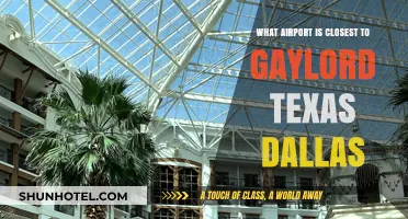 Discovering the Nearest Airport to Gaylord, Texas: A Dallas Connection
