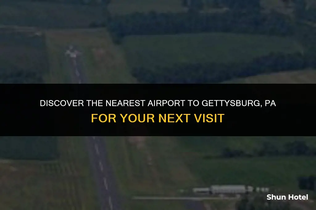 what airport is closest to gettysburg pa