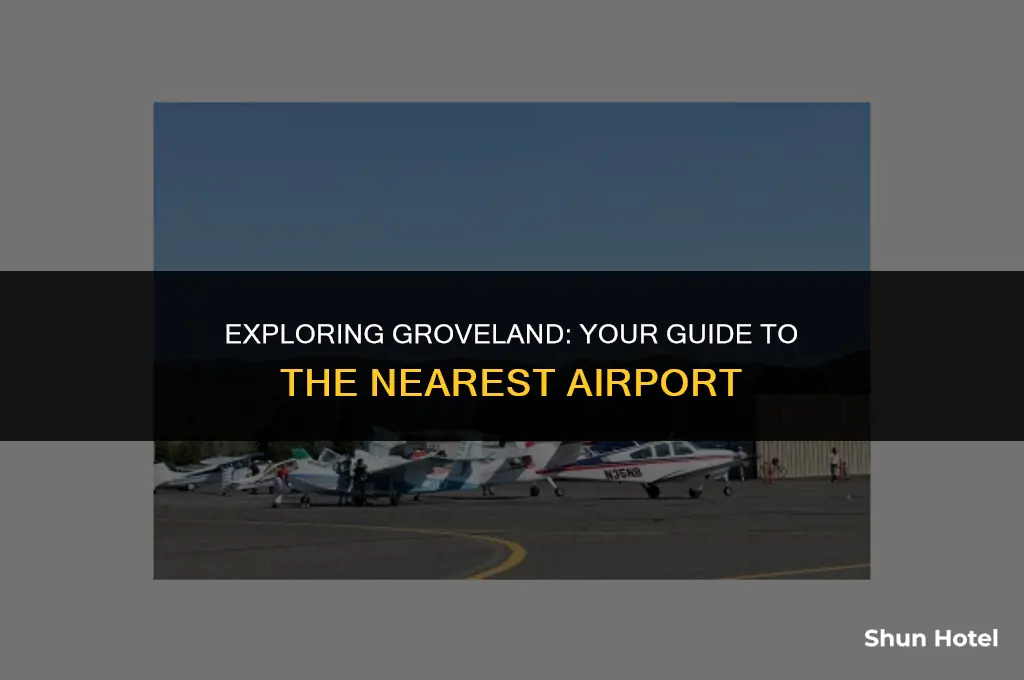 what airport is closest to groveland