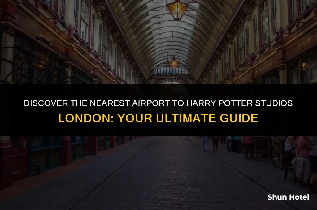 what airport is closest to harry potter studios london
