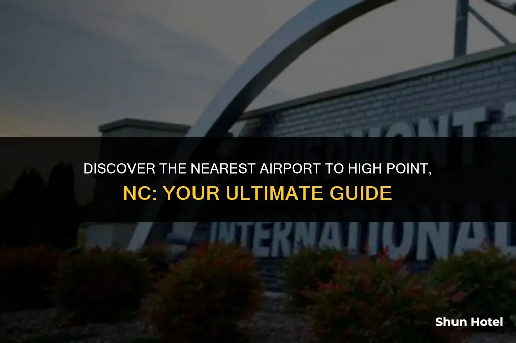 what airport is closest to high point nc