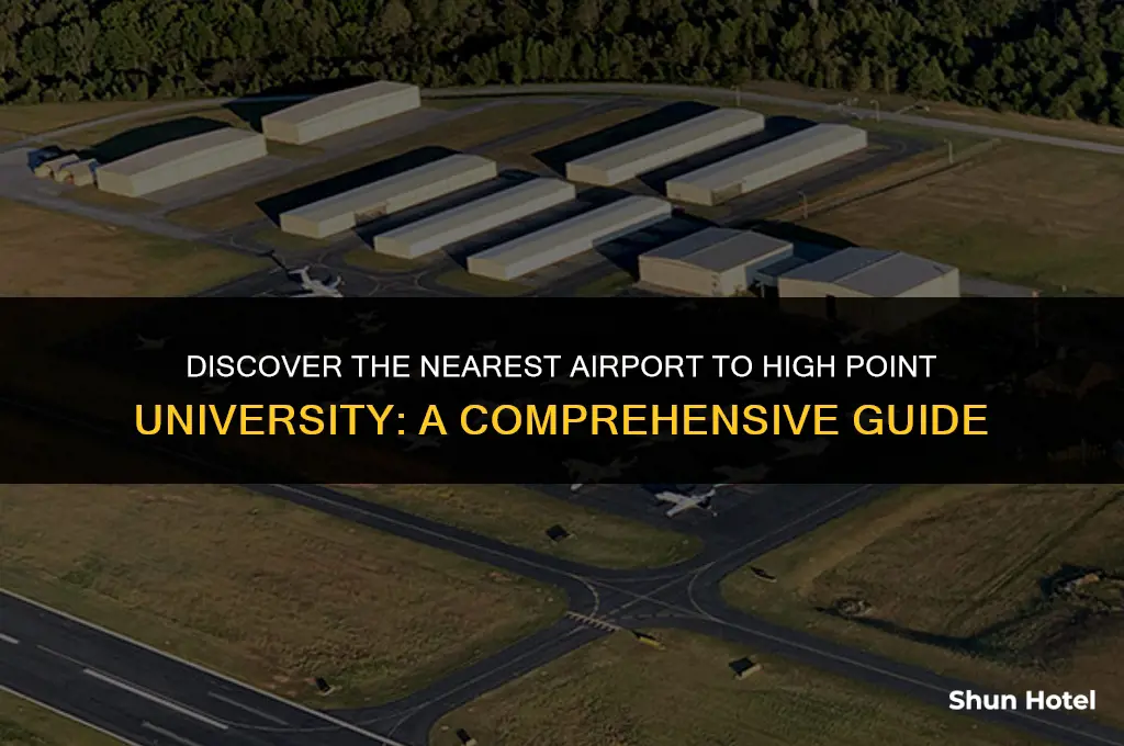 what airport is closest to high point university