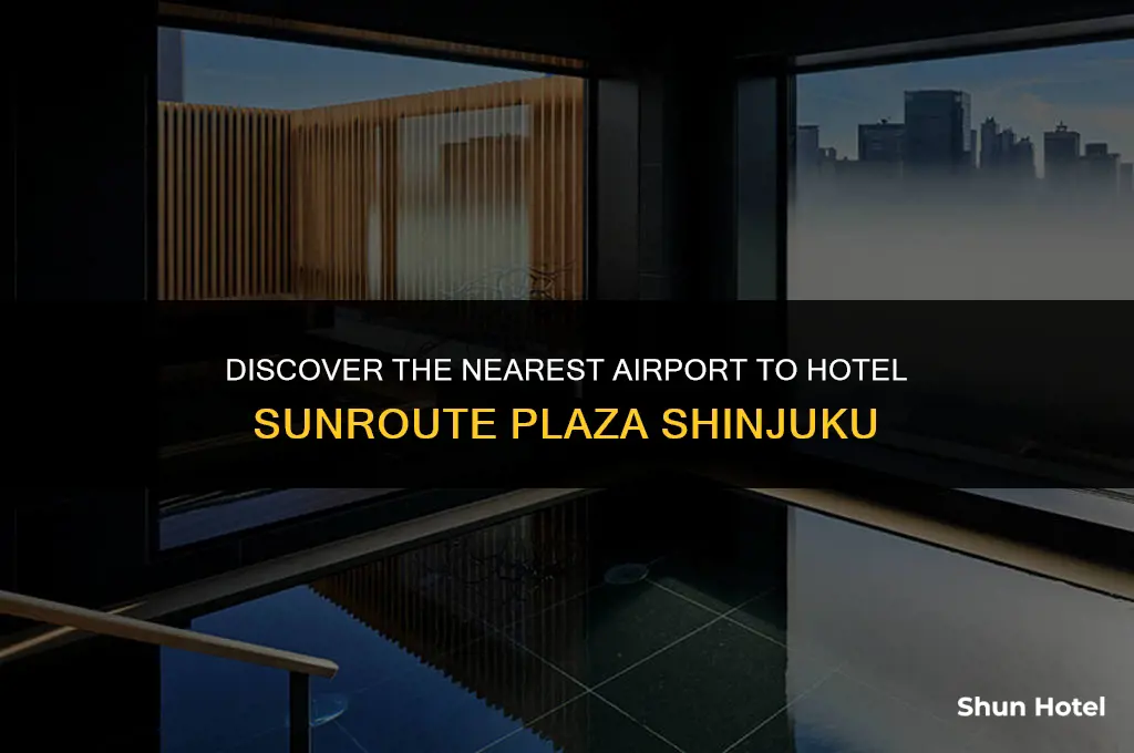 what airport is closest to hotel sunroute plaza shinjuku