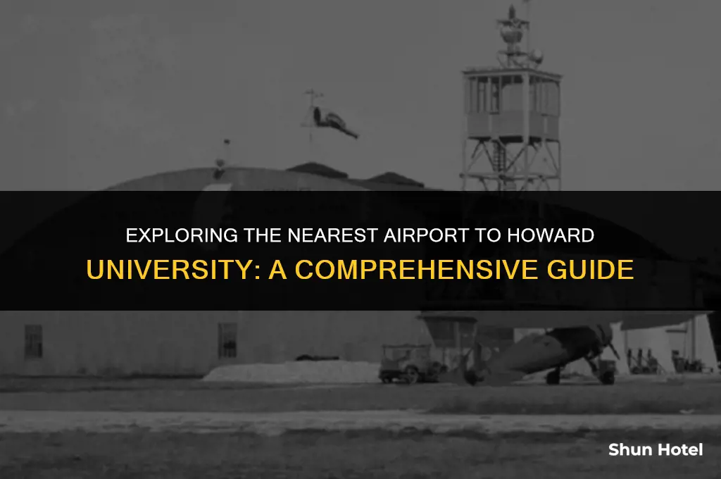 what airport is closest to howard university