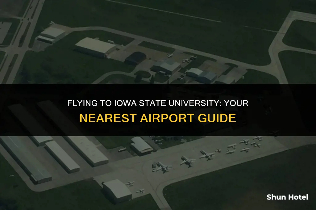 what airport is closest to iowa state university