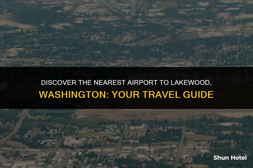 what airport is closest to lakewood washington
