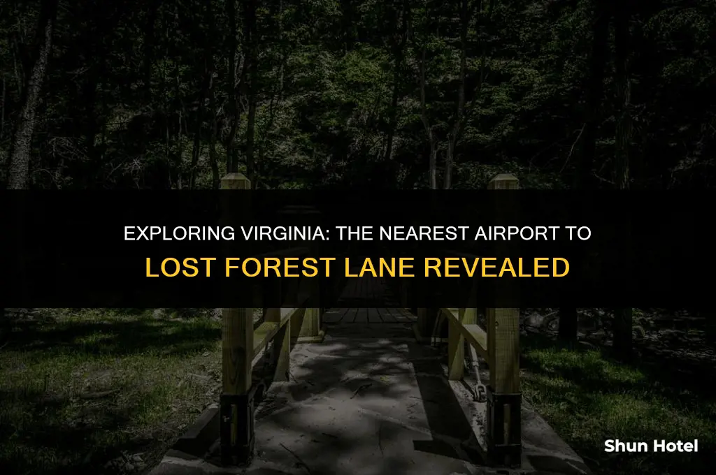what airport is closest to lost forest lane virginia